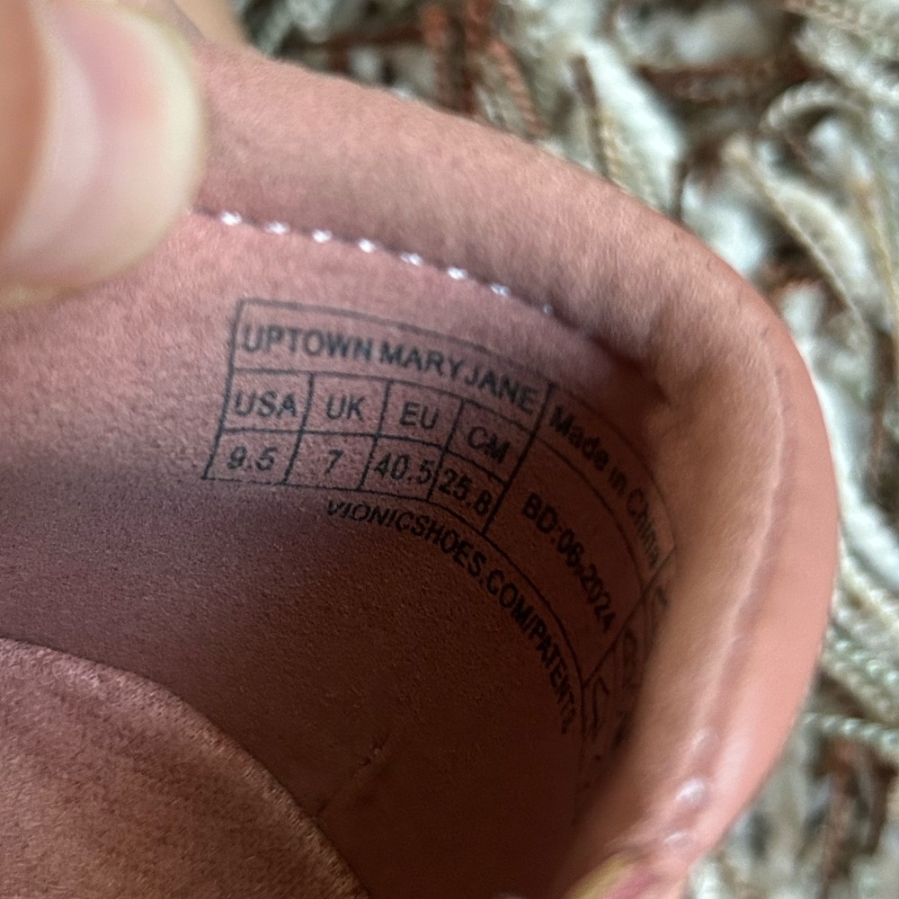 Vionic Uptown Mary Jane in Cinder Rose Size 9.5 - Picture 7 of 7